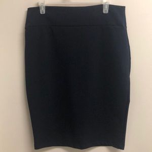 ABN navy spandex skirt